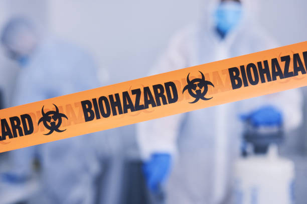 Professional Infectious Disease Decontamination technician working in Johannesburg, CA